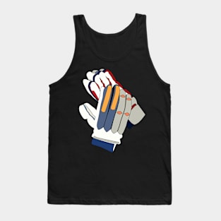 Cricket Batting Gloves Clipart Tank Top